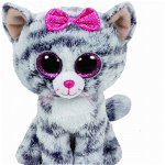Beanie Boos Kiki - gray cat, 15 cm, Meteor