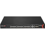 GS-5424PLC network Gigabit Ethernet (10/100/1000) Power over Ethernet (PoE) 1U Black, Edimax