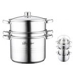 Oala inox speciala de fiert paste 9litri