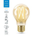 Bec LED inteligent vintage (decorativ) WiZ Connected Filament Gold A60 ,Wi-Fi, E27, 6.7W (50W), 640 lm, lumina alba (2000-5000K), PHILIPS