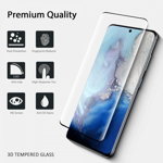 Folie de sticla pentru Samsung Galaxy S20 Ultra, cu margini colorate Negru