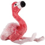 Jucarie de plus MomKi Pasare flamingo 24 cm