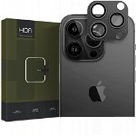 Rama protectie camera foto HOFI Fullcam Pro pentru iPhone 14 Pro / 14 Pro Max Black, Glass Pro