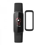 Folie de protectie ecran fullsize pentru Fitbit Luxe, curbata 3D, negru, krasscom