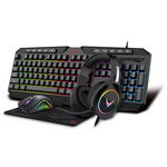 Varr Gaming Set: Tastatura, Mouse, Casti si Mouse Pad, Varr