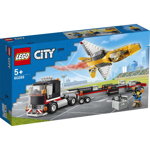LEGO City Great Vehicles - Transportor de avion cu reactie pentru spectacol aviatic 60289