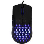 Mouse Gaming Barracuda BGM-021, Cu fir, USB, 3200 dpi, iluminare LED (Negru), Barracuda