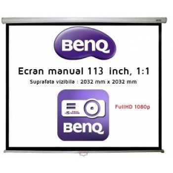 Ecran Proiectie Videoproiector BenQ 113 inch 5J.BQM11.F13, BenQ