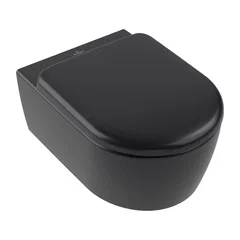 Set vas wc suspendat rimless, negru ,capac softclose, VilleroyBoch Skyla Combi-Pack, Villeroy & Boch Set vas wc suspendat rimless, negru ,capac softclose, VilleroyBoch Skyla Combi-Pack, Villeroy & Boch