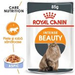 Hrana umeda pentru pisici,Royal Canin, Hair&Skin Care, in aspic, 12 x 85g