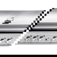 Bucatarie de exterior Grandhall K0GK-01 si gratar pe gaz Pro Elite 4 K04000309A, cu frigider