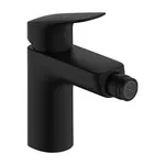 Baterie cu ventil pentru bideu Hansgrohe Logis Negru Mat, Hansgrohe