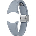 Bratara D-Buckle Hybrid Eco-Leather Band (Slim, Small/Medium) pentru SAMSUNG Galaxy Watch6, ET-SHR93SLEGEU, Blue
