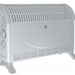 Convector electric Descon DA-K2000, Putere 2000 W, 3 trepte de putere, Termostat mecanic (Alb)