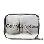 Calvin Klein Jeans Geantă Sculped Camera Bag K60K610396 Argintiu, Calvin Klein Jeans