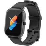 Ceas smartwatch Havit 9006 PRO, Bluetooth, Senzori Monitorizare, Full Touchscreen, Black, Havit