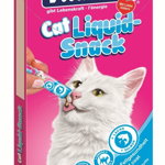 Snack Vitakraft Cat Liquid Somon si Omega 3, 6x15 g, Vitakraft