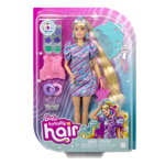 Papusa Barbie cu accesorii Tottaly Hair Star, Mattel
