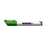 Marker pentru whiteboard si flipchart, uscare rapida, varf easy flow Albastru, Kores