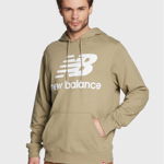 New Balance Bluză Essentials Stacked Logo MT03558 Albastru Relaxed Fit, New Balance