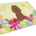 Caroline`s Treasures Carolines Comori BB6063LCB ouă de Paște irlandez de apă spaniel de sticlă de tăiere Boa Multicolore 12H x 16W, 