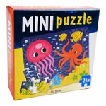 Mini puzzle de buzunar, WinsHolland, animale marine, 24 piese