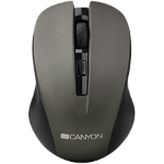 CANYON 2.4GHz wireless optical mouse with 4 buttons  DPI 800/1200/1600  Gray  103.5*69.5*35mm  0.06kg