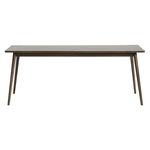 Masă de dining maro extensibilă cu blat cu aspect de lemn de stejar 190x90 cm Barrali – Unique Furniture, Unique Furniture