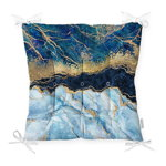 Pernă pentru scaun Minimalist Cushion Covers Blue Marble, 40 x 40 cm, Minimalist Cushion Covers