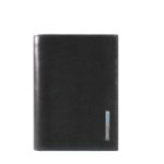 Blue square wallet with id holder, Piquadro