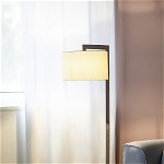 Baza lampa de podea Avion, Otel inoxidabil, Argintiu, 160 cm, FINK