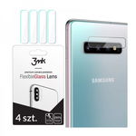 Folie Sticla Nano Glass 3mk Pentru Camera Pentru Samsung Galaxy S10 Transparenta, 4 Buc In Pachet