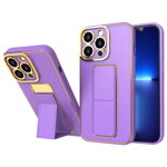 Carcasa Kickstand Case compatibila cu iPhone 13 Purple, OEM