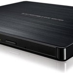Ultra Slim Portable DVD-R Black GP60NB60, LG