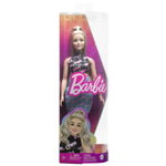 Papusa Barbie Fashionistas - Blonda cu borseta roz