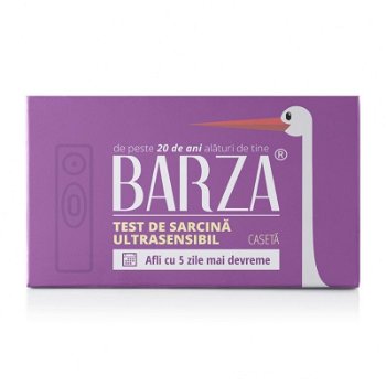 Test sarcina Barza Card Ultra Sensitive, rezultat 3 minute, tip caseta