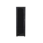 Lanberg free-standing rack 19'' demounted flat pack 42U/600x800mm black, LANBERG
