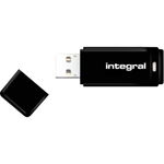 INTEGRAL INFD64GBBLK Integral USB 64GB Black USB 2.0 with removable cap