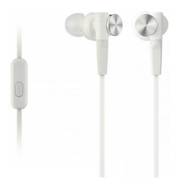 Casti In-Ear Sony MDR-XB50APW, Cu fir, Microfon, Alb