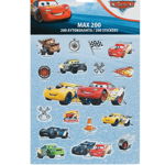 Set 200 stickere, Cars, Disney Multicolor, JMB-BBL5744, BIBILEL