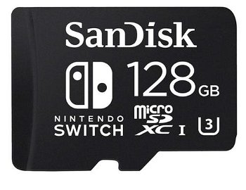 Card de memorie SanDisk microSDXC Nintendo Switch 128GB sdsqxao-128g-gnczn