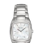 Ceasuri Femei MIDO Womens Romantique Diamond Accent Bracelet Watch 31mm - 00258 ctw WHITE MOTHER OF PEARL