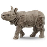 Young Indian Rhino Wild Life Figurine, Schleich