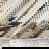 Set canapele de gradina cu perne vidaXL