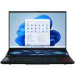 Laptop Gaming ASUS ROG Zephyrus Duo 16 GX650RX cu procesor AMD Ryzen™ 9 6900HX, 16 , QHD+, 64GB, 4TB SSD, NVIDIA® GeForce RTX™ 3080 Ti, Windows 11 Home, Black, ASUS