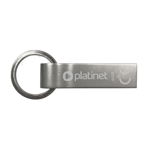 Memorie Flash Drive Platinet, 64 GB, USB 2.0, carcasa metalica, Platinet