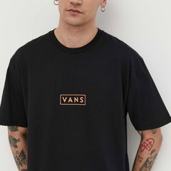 Vans tricou din bumbac barbati, culoarea negru, cu imprimeu, Vans