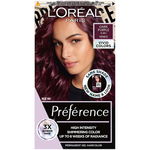 Vopsea de par permanenta cu amoniac  Preference Vivid Colours 4.261 Dark Purple - 204 ml, LOreal Paris