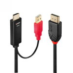 Cablu HDMI - DisplayPort Lindy l41425 1m Negru