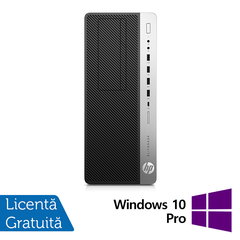 Calculator Refurbished HP EliteDesk 800 G4 Tower, Intel Core i5-8400 2.80-4.00GHz, 8GB DDR4, 240GB SSD + Windows 10 Pro